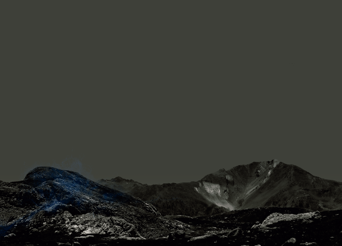 L’extinction du dahu, 2023 Adaptation pour rétroprojection sur toile 300x400cm